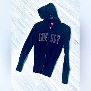 Guess zip up cardigan